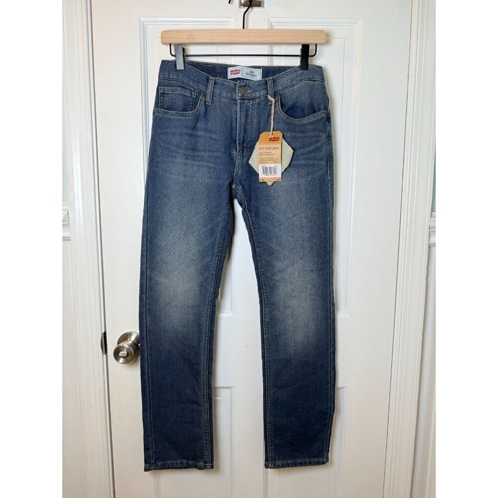 Levi's 511 Women's Knit Light Wash Blue Jeans Size 16 (28Wx28L) - NWT